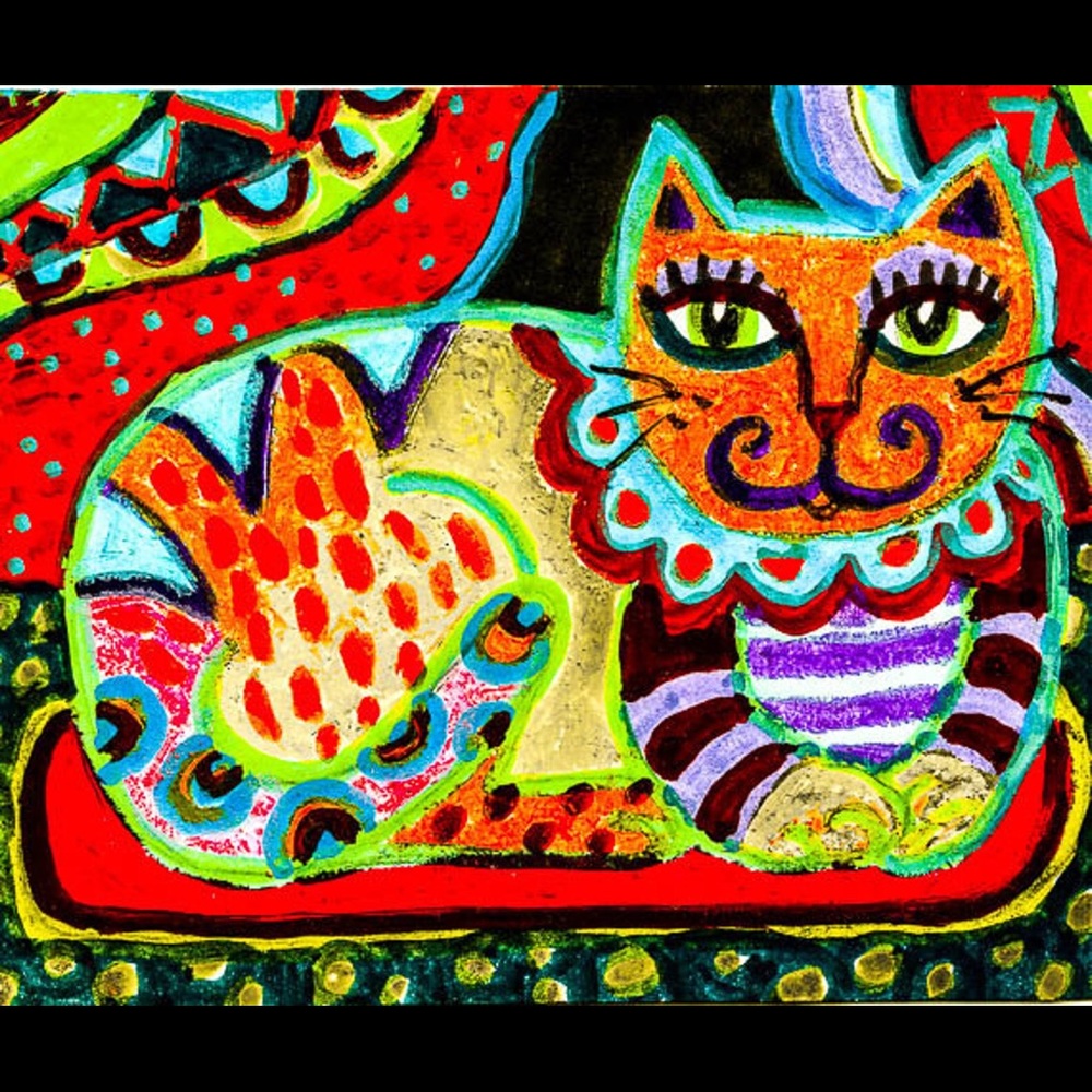 Kitty Art Print